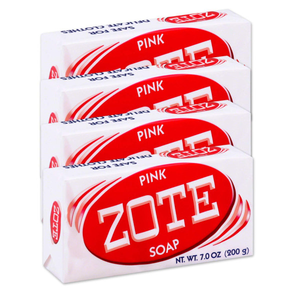 Zote Soap Pink Bar, 14 Ounce, Light & Fresh Scent, Laundry Detergent