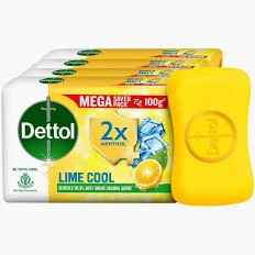 Dettol Lasting Fresh Honeydew & Cucumber Antibacterial Soap, 100gm