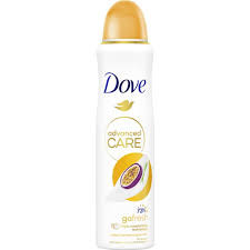 DOVE DEODORANT SPRAY 250 ML / 8.45 OZ PASSION FRUIT SCENT