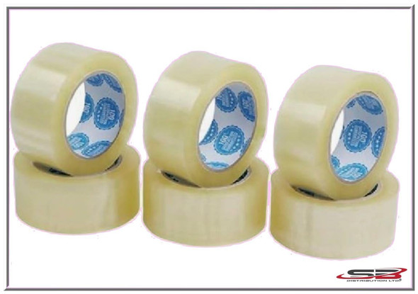 SBD® PREMIUM 06 Heavy Duty Packaging TAPE ROLLS | 1.88 ml Thick CLEAR | 110 Yards each w/3” Core Carton Sealing Tape for Shipping Moving and storing | Strong Long-Lasting Adhesive - Polypropylene film resists tears and splits