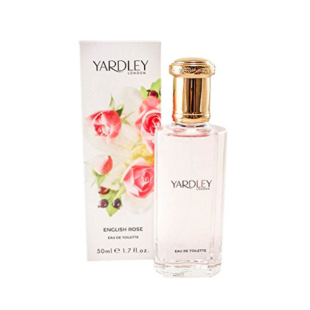 Yardley of London Eau De Toilette Spray for Women, English Rose, 1.7 Ounce