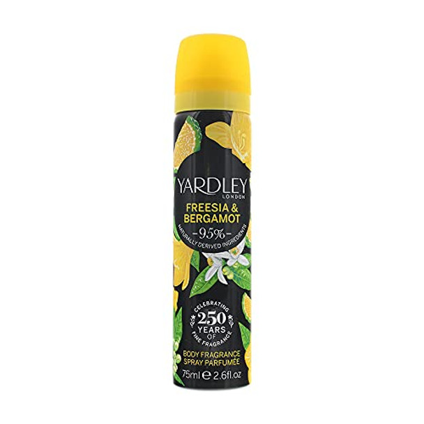 Yardley of London Freesia & Bergamot Body Spray 75ml