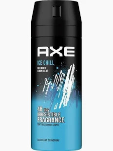 Axe Ice Chill for Men Deodorant Body Spray, 150ml (5.07 oz)