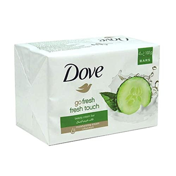 Dove Go Fresh Fresh Touch With Cucumber & Green Tea Scent By Dove for Unisex - 4 X 3.5 Oz Bar Soap, 4count