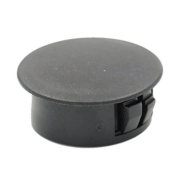 1-1/4" ID Hole Knockout Locking Plugs for Panels - Nylon Plastic 1.25 Inch ID Round 1-3/8" Head Diameter - for Panel Thickness .016" - .125" | Body n Sheet Metal Hole Plug | by SBD