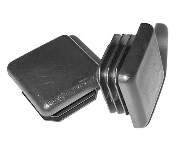 SBD Ltd. 1" Square OD - 14-20 Ga (for Hole Size 0.85" - 0.92" Tube Cover Insert | 1 x 1 Inch | Universal Fitness Equipment End Cap Attachments | Replacement for Life Fitness, Hammer, Precor, Cybex
