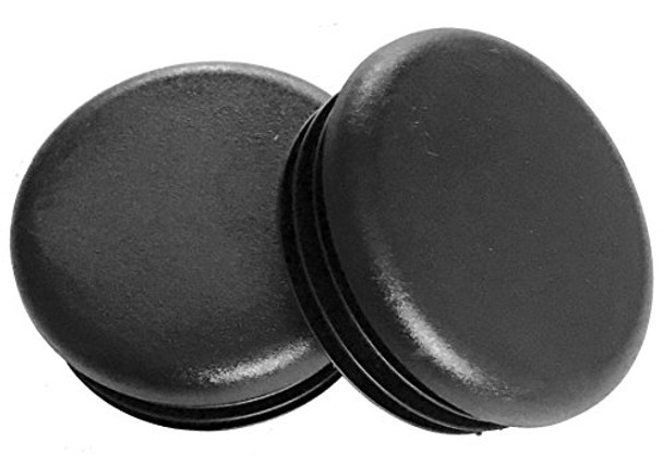(Pack of 100) 1-1/2" Round Plastic Tubing Plugs (10-14 Ga) for ID Hole Diameter from 1.24" to 1.33" | Steel Furniture Pipe Tube - Chair Leg - Table Glide Insert | End Caps for Fitness Eqpt | by SBD