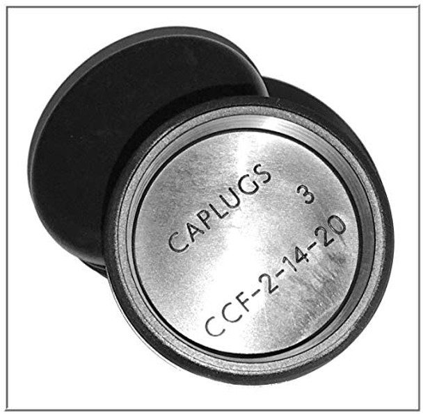 (Pack of 4) Genuine Caplugs-USA Make 2" OD Round Plugs, ( for 14 - 20 Gauge ) 1.84"-1.93" ID Plastic Tube Plug - FENCING Post - Fitness Equipment - Furniture Glide Insert Finishing PLUGS
