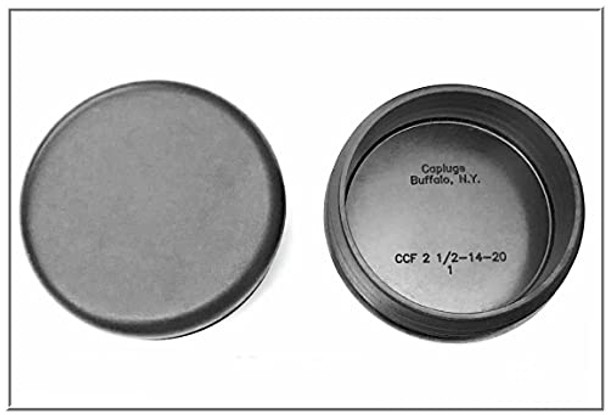 SBDs (Pack of 100) 2-1/2" Round LDPE Tubing (Genuine Caplugs USA Make # CCF-2 1/2-14-20) for Tube Hole 2.34"-2.43" ID) Fencing Post - Furniture Pipe Tube End Cap Inserts | End Caps for Fitness Eqpt.