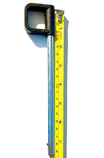 SB DISTRIBUTION LTD Pin, Tensile - 3/8" Diameter | 3-1/4" Locking Space || Jumbo Black Ring Knob | Universal Weight Stack Replacement SELECTOR Key || Detent Hitch PINS || by SBD