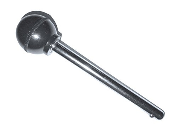 Pin, Tensile 1/4" Dia 3-1/2" Locking Round Black Knob- Universal Weight Stack Replacement PIN | Detent Hitch Locking PINS - Multiple Size Locking Lengths | by SBD