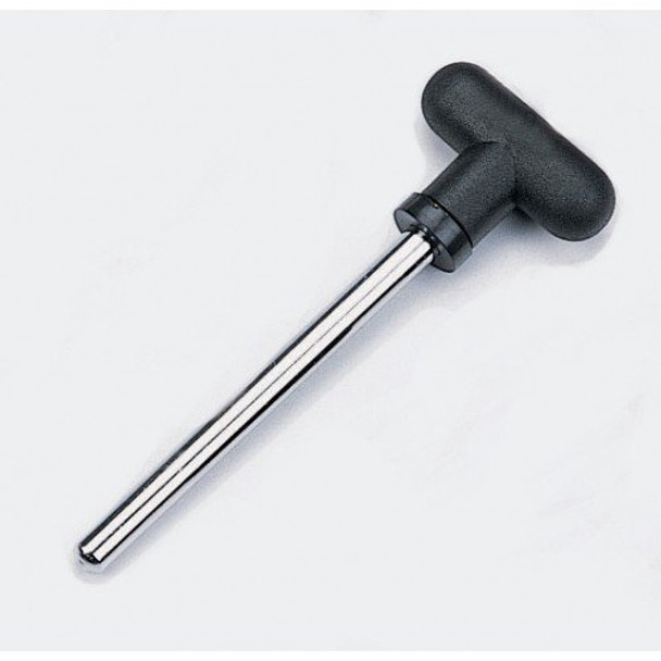 Magnetic Pin, Tensile (3/8" Dia 2-1/2" Locking Space) w/Black T Handle Knob- Universal Weight Stack Replacement SELECTOR Key | Detent Hitch Locking PINS