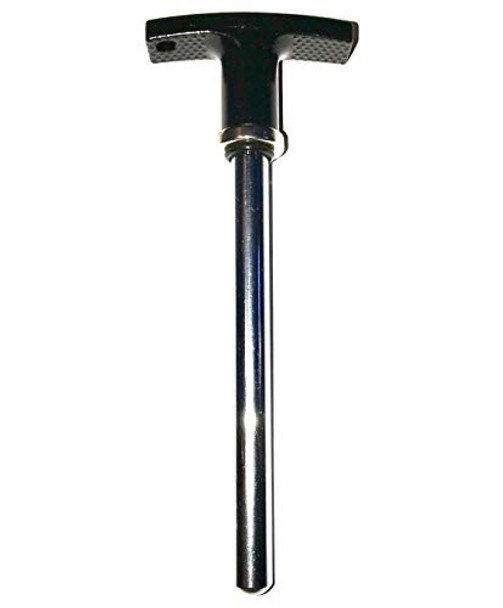 Magnetic Steel Pin, Tensile - 3/8" Dia Shaft 2-1/2" Locking Space - w/ Deluxe Aluminum T Knob | Universal Weight Stack Pin | Detent Hitch Pin.