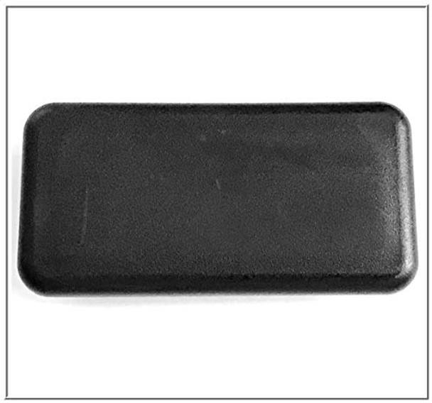 SBDs (Pack of 100) Rectangular Caplugs 4" x 2" for 6-12 Ga Steel Tube/Rod (L 3.594"-3.782"-W 1.594"-1.782" ID) for Fencing Post, Furniture Sliding Guides | Made in USA