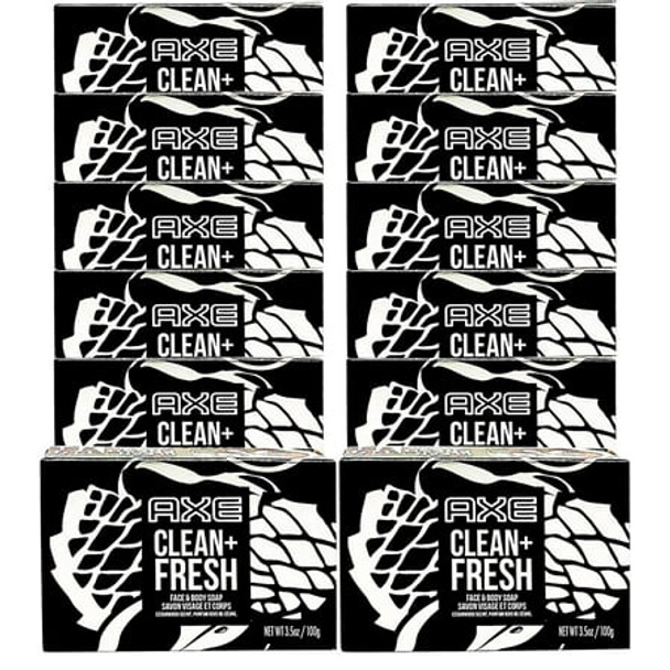 AXE BAR SOAP 3.52 OZ / 100 G CLEAN+FRESH