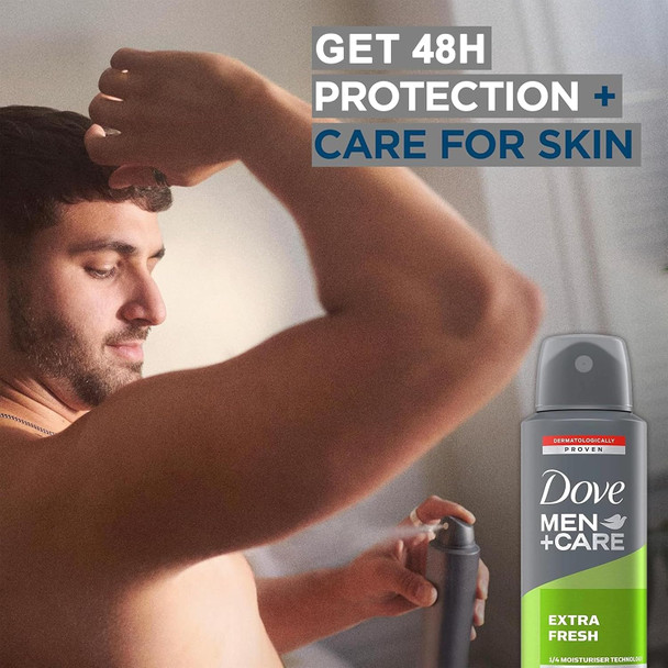 DOVE EXTRA FRESH MEN+CARE DEODORANT SPRAY 150 ML / 5.07 OZ