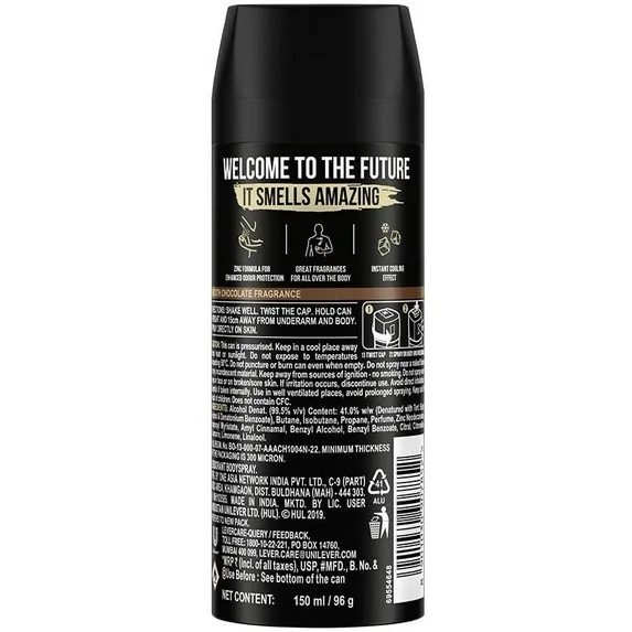 Axe Premium Fragrance Collection Body Spray, 72H DUAL PROTECTION GOLD TEMPTATION PK3