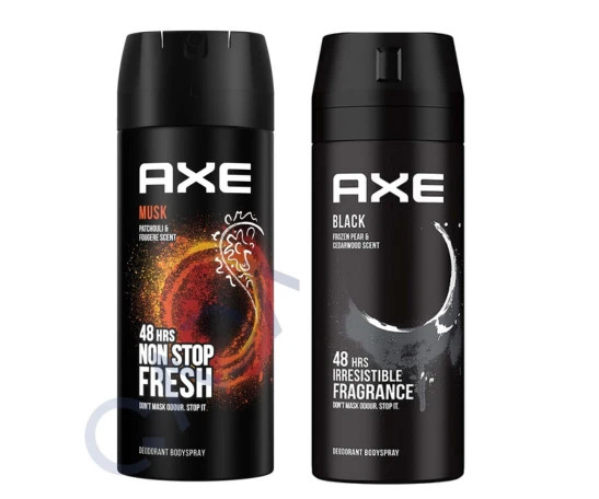 AXE Deodorant Body Spray for Men Assort 150ML Each 2Pk