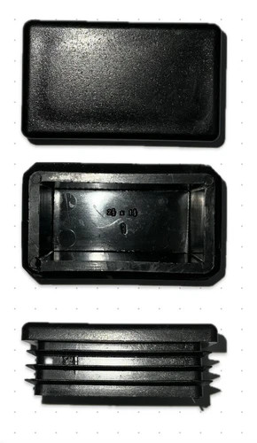2.5" X 4.0" Rec Tube Inserts 80-40 Ga Cap Plugs for Fence & Fitness