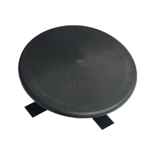 SBD's 4-3/4" Round Black Plastic Light Pole Top Caps |Glass-Reinforced Polyester | Snap on Plugs for Fencing, Flag Poles, Goal Posts, Mail Box | Made in USA