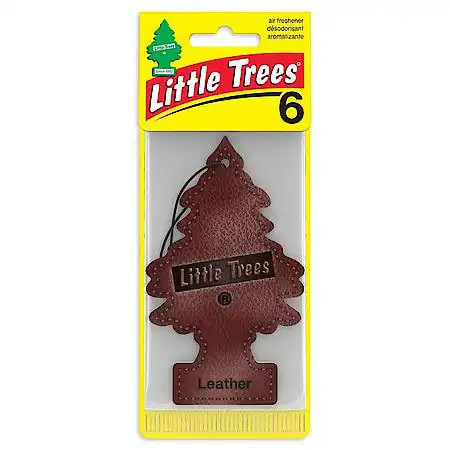 LITTLE TREES LEATHER Air Freshener | Hanging Paper Tree for Home or Car | Classic | NEW & POPULAR Scent'S