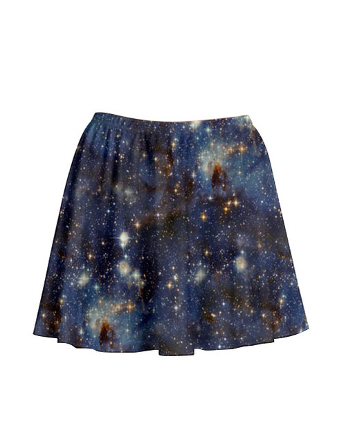 galaxy overall skirt