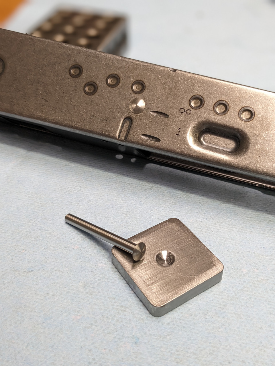 Domed AK Center Support Rivet - Extra Length