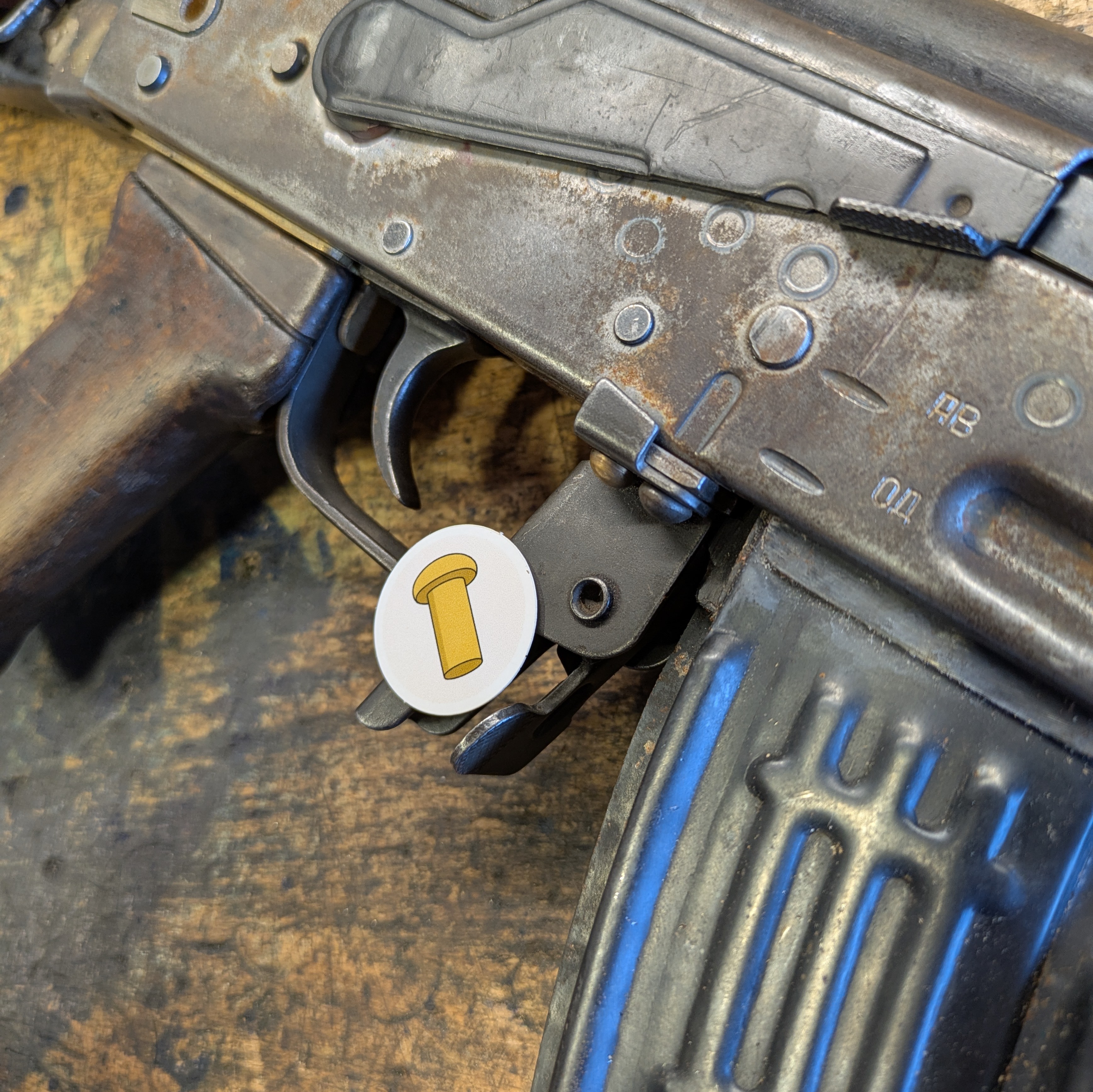 Chefur Golden Rivet Sticker