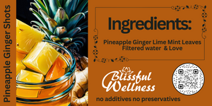 Pineapple -Ginger Shots Pineapple -Ginger Shots