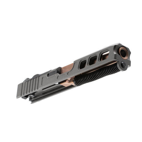 Desert Cat ODEN complete slide for Glock 19 Gen 1-3 with DLC barrel