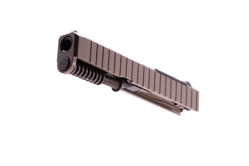 Desert Cat GLADIUS complete slide for Glock 43/43X — with optic installed