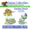 Dakota Collectibles Sewin' Big Garden Decór Embroidery Design CD