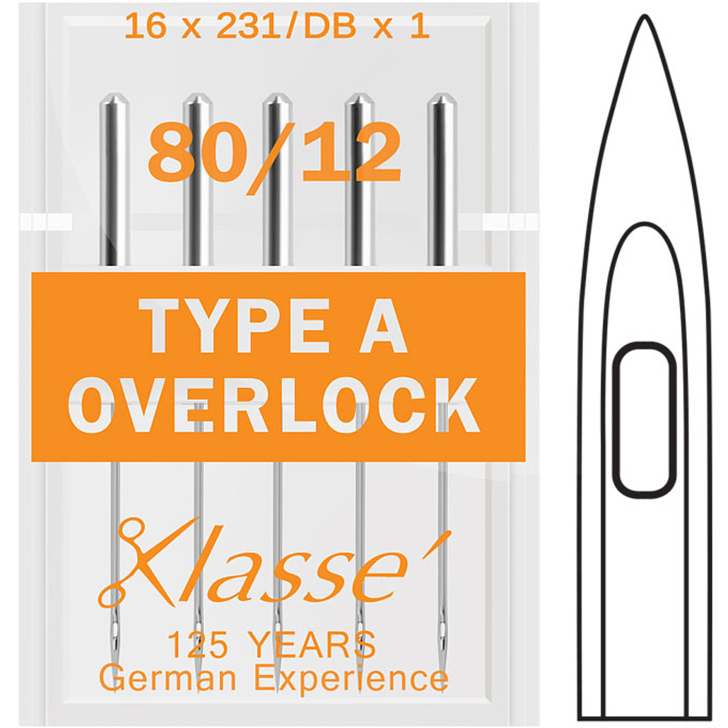 Klasse Overlock Type A 8012 Needles FREE Shipping