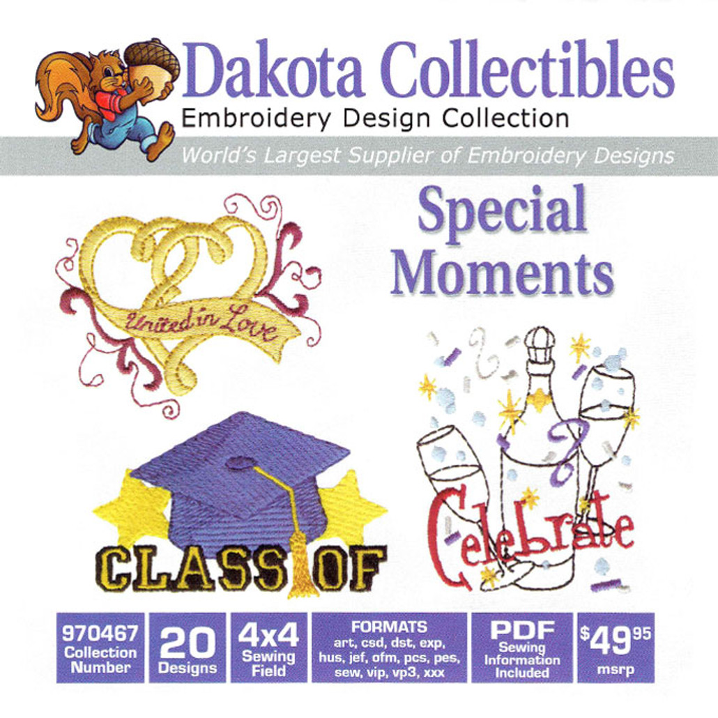 Dakota Collectibles Special Moments Embroidery Design CD