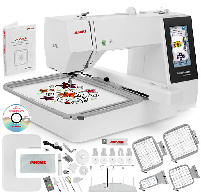 Janome Memory Craft 500e LE Embroidery Machine