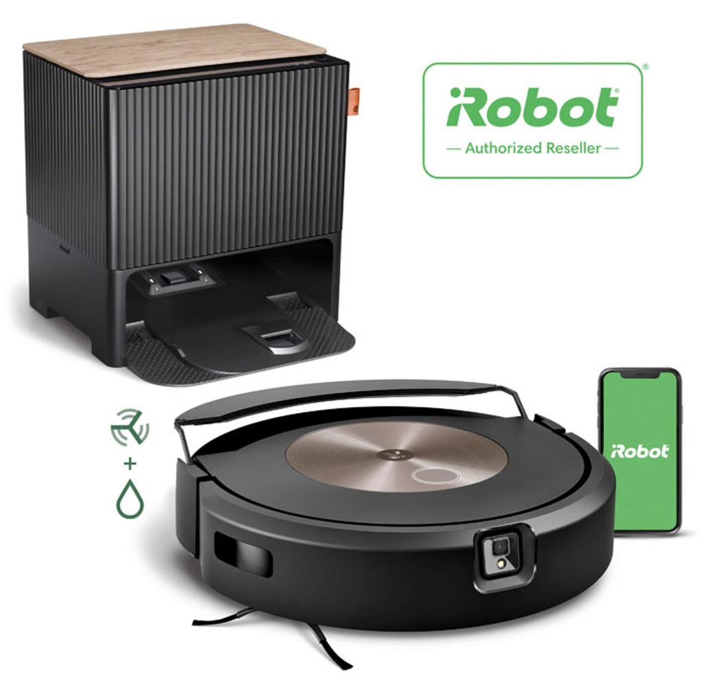 iRobot Roomba Combo J9+ ( J9 Plus ) Automatic 2-in-1 Robotic Vacuum Cleaner and Mop w/ Free Genuine Replenishment Kit ($49.99 Value)