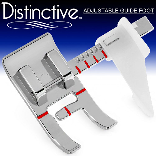 Distinctive Adjustable Guide Sewing Machine Presser Foot w/ Free Shipping