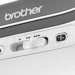 Sewing Speed Slider and Automatic Threading Button