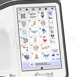 889 Built-In Embroidery Designs