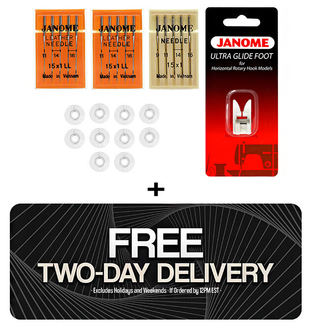 Janome HD3000 Heavy Duty Sewing Machine w/ FREE! 5-Piece V.I.P Reward Package