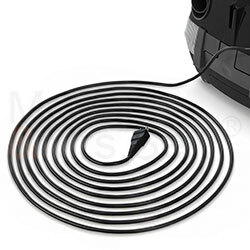 Long 25-Foot Cord and 37-Foot Range