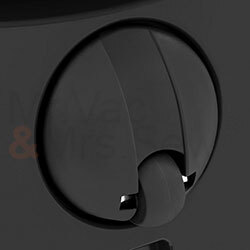 Three Rubber-Coated Wheels