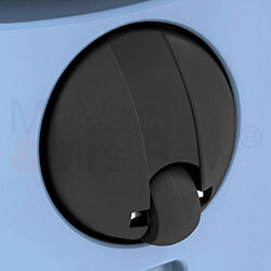 Three Rubber-Coated Wheels