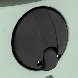 Three Rubber-Coated Wheels