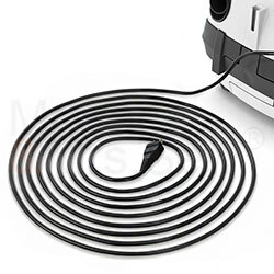 Long 25-Foot Cord and 37-Foot Range