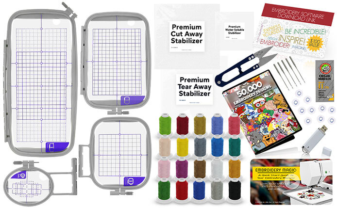 Brother PE-770 Grand Slam Embroidery Package