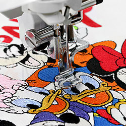 Embroiders at 1,050 Stitches Per Minute