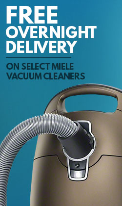 Overnight Delivery on Select Miele Vacuum Cleaners