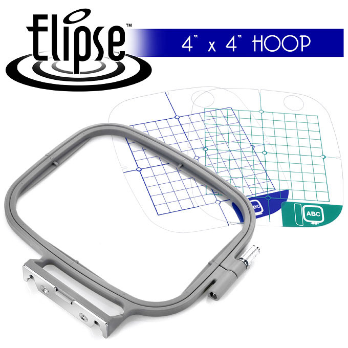 Elipse 4-inch x 4-inch Hoop w/ Grids