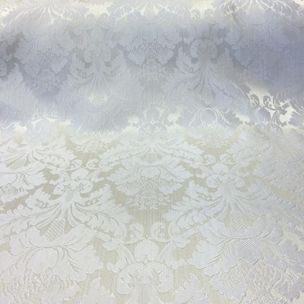 White & White Jacquard Floral